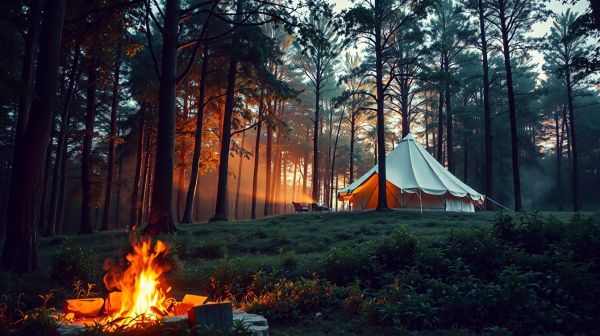 Offrez-vous le luxe du camping : évasion et confort en nature