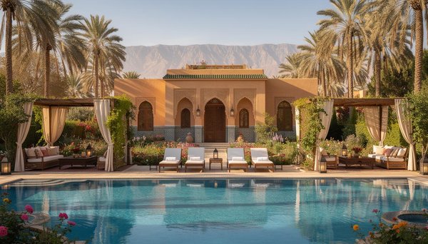 La location de villa à Marrakech : un séjour luxe et détente assuré